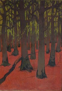 La foresta con terra rossa, c.1891